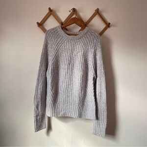 a new day Cozy Light Gray Crew Neck Sweater